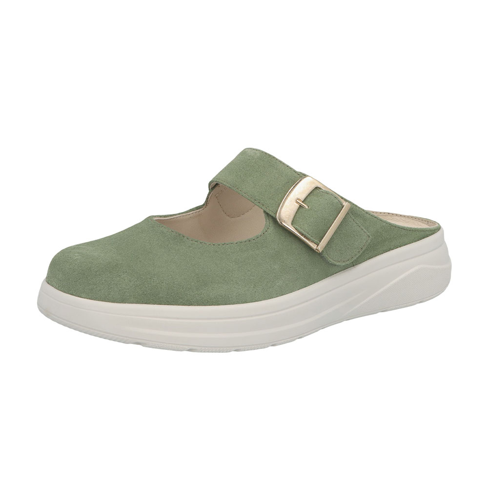 Modische Pantolette Karima für Damen von Solidus in Avocado-Grün 