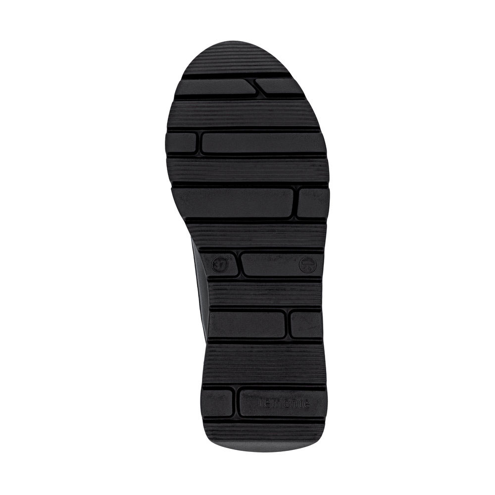 Remonte Sneaker Schwarz Leo Sohle von unten