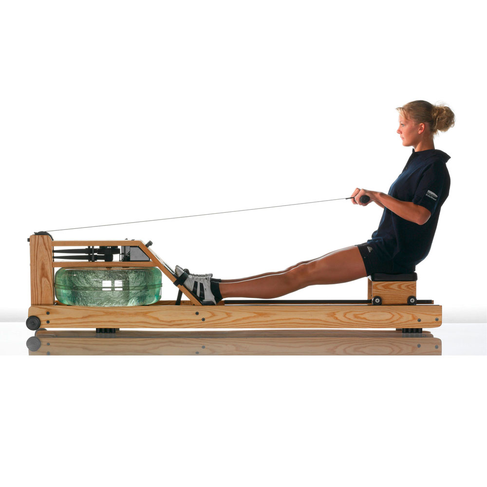 Rudergerät WaterRower aus geölter Esche, Trainingsvorführung