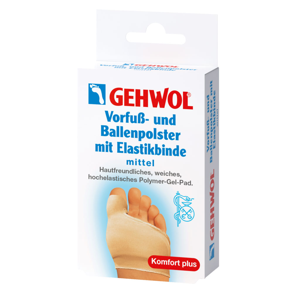 Gehwol Vorfuß- und Ballenpolster mit Elastikbinde - Mittel