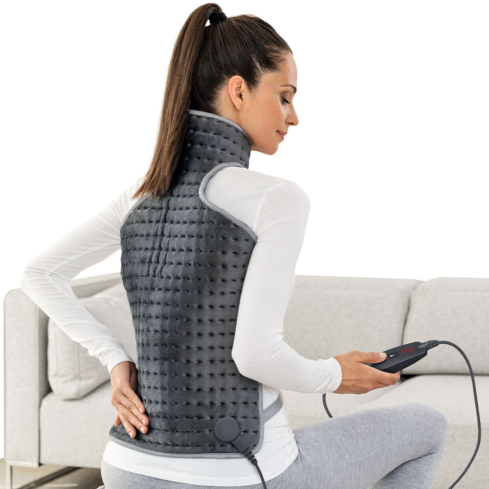 Beurer Rücken-/Nacken-Heizkissen HK 64 Cosy Grey