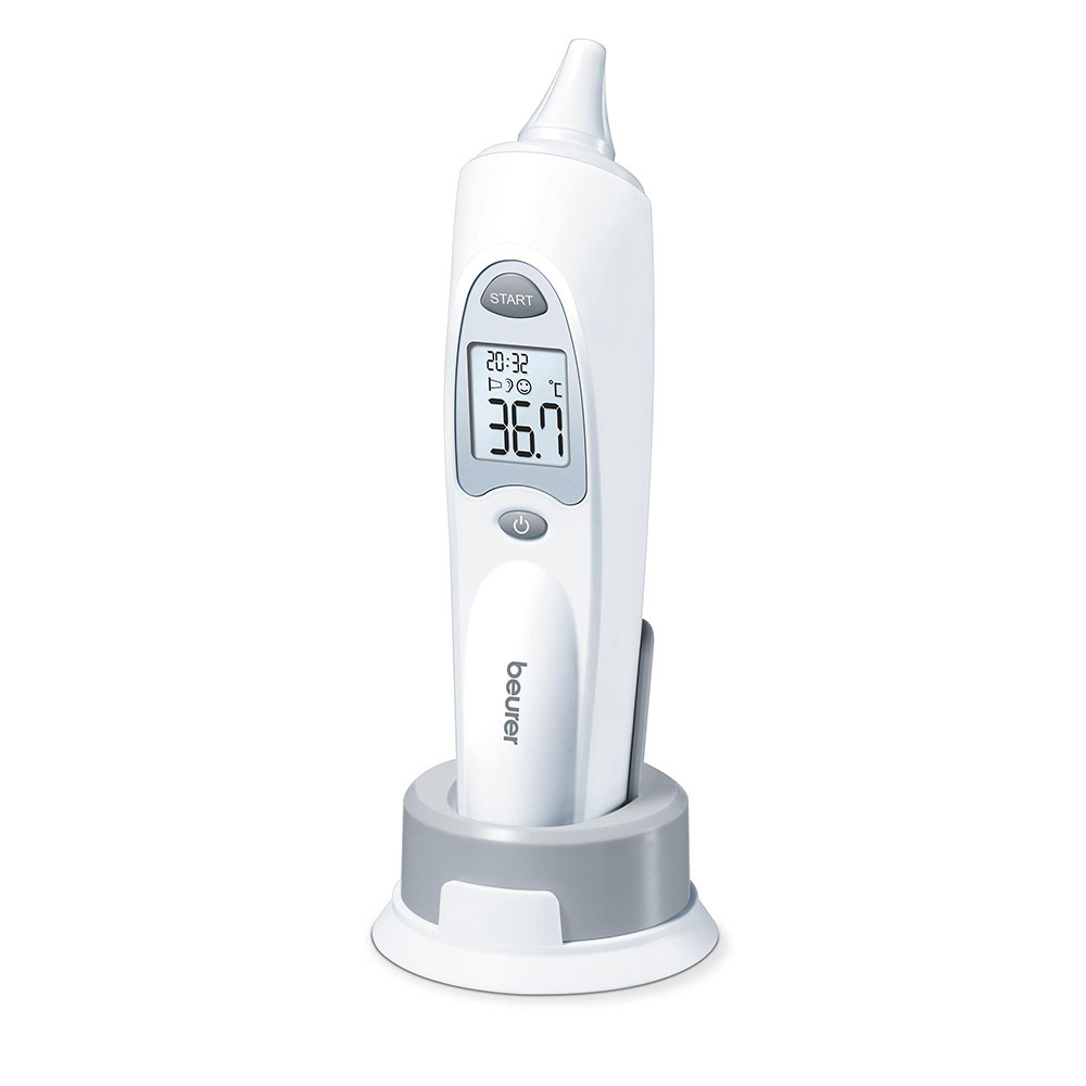 das Beurer Ohrenthermometer FT 58 ist besonders einfach in der Handhabung