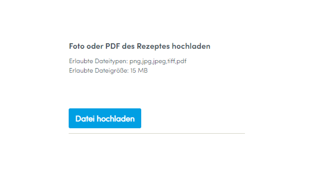 Foto oder PDF hochladen Foto oder PDF hochladen