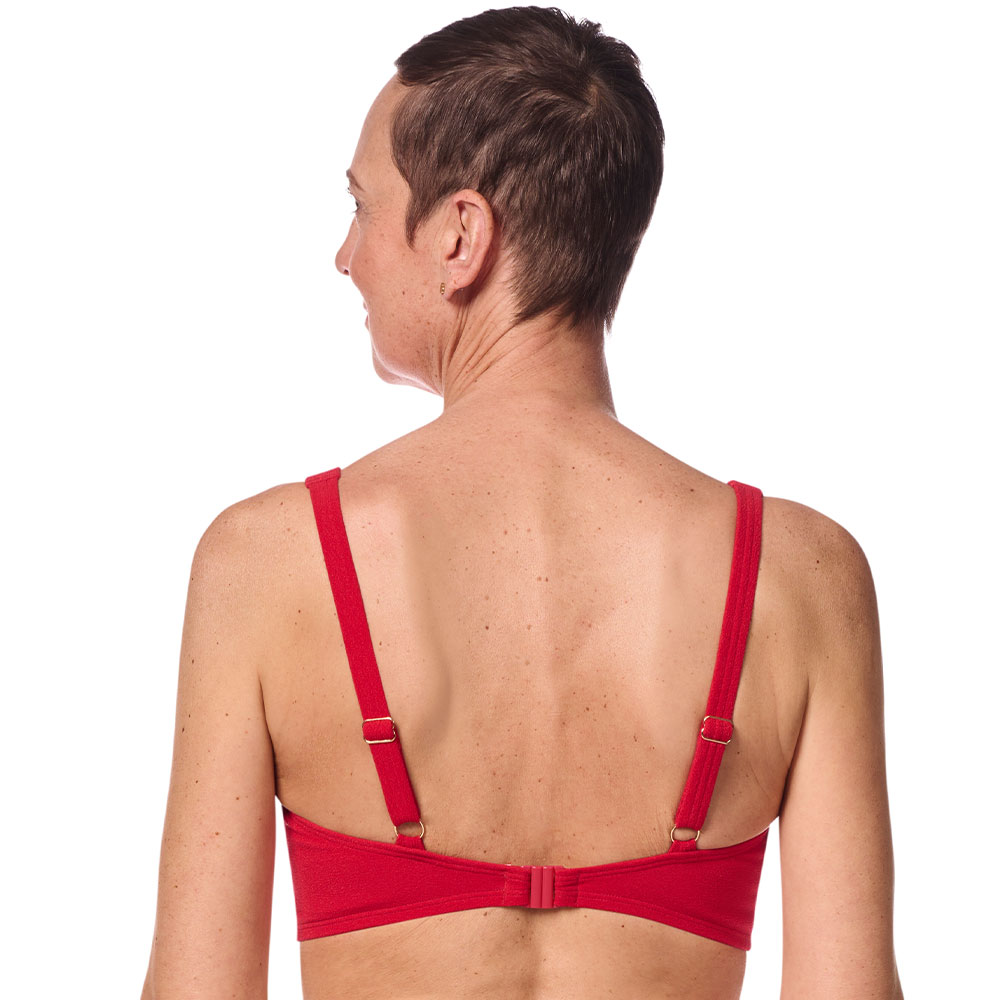 Amoena Bikinitop Chile SB in Rot - Model Rückseite