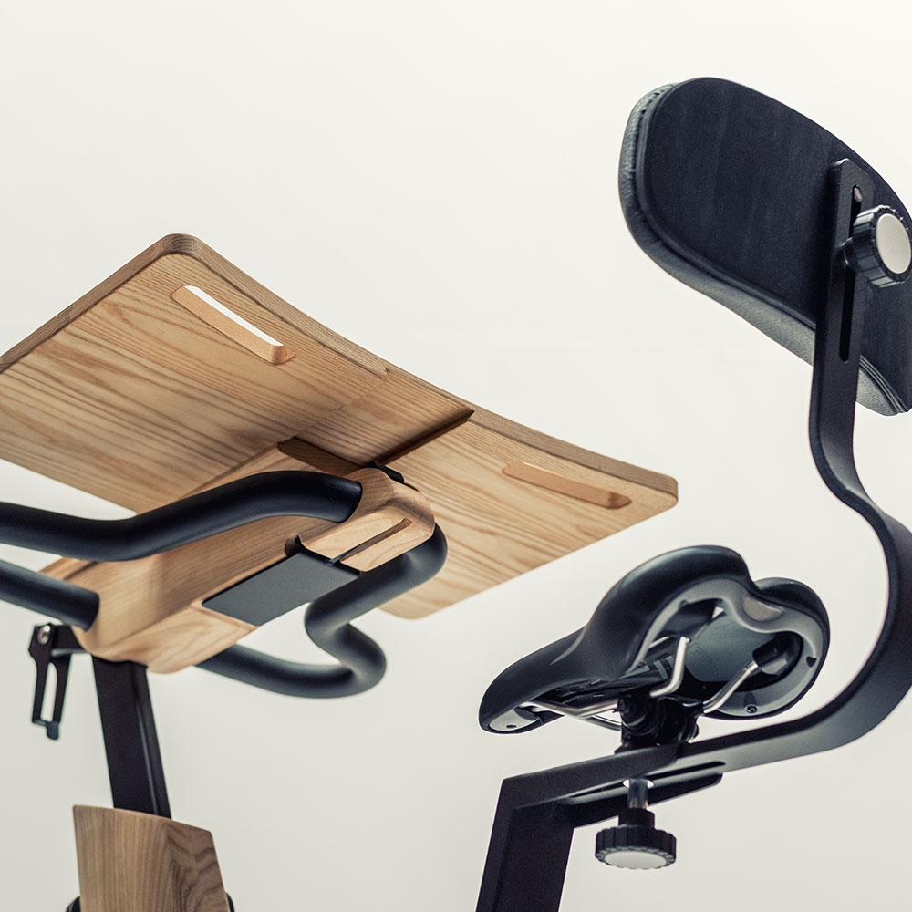 Sitz und Laptophalterung, NOHrD Biketrainer 