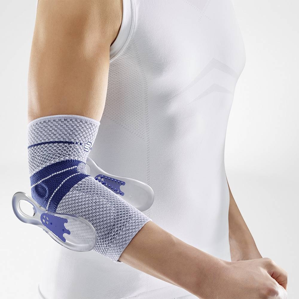 Bauerfeind Bandage bei Tennisarm