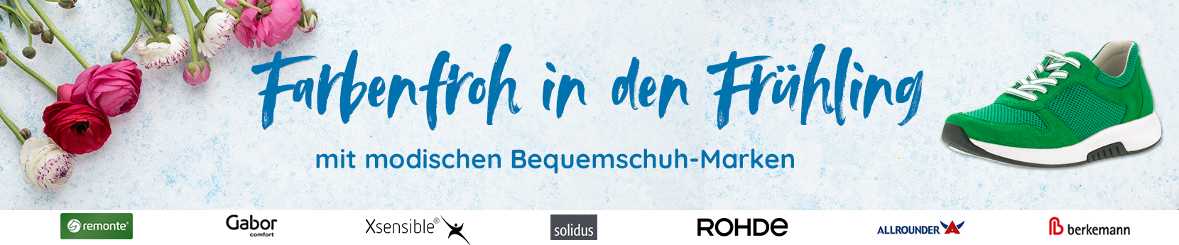 Farbenfroh in den Frühling mit modischen Bequemschuh-Marken Farbenfroh in den Frühling mit modischen Bequemschuh-Marken