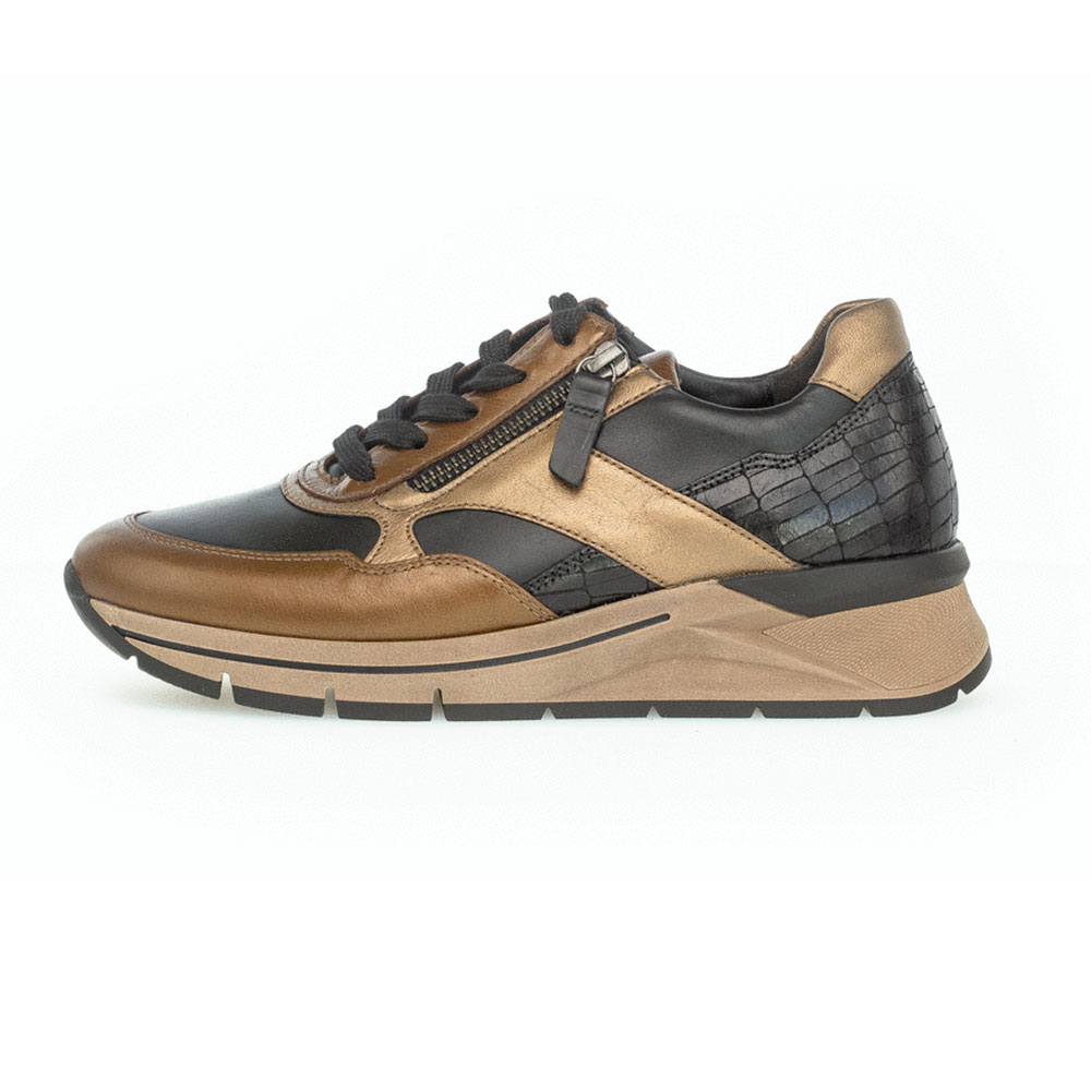 Gabor comfort Damensneaker Foulard in Bronze