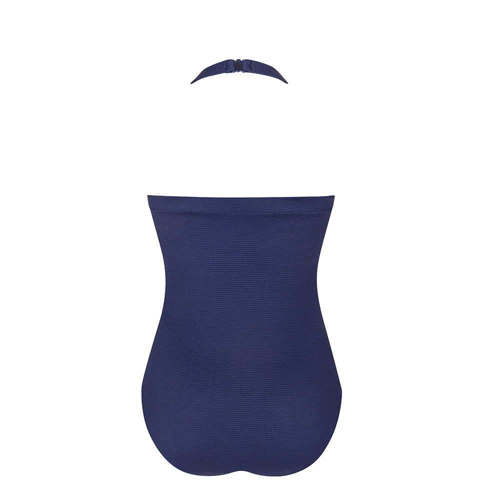 Amoena Charlie OP Badeanzug dunkelblau Ansicht hinten Variante 3