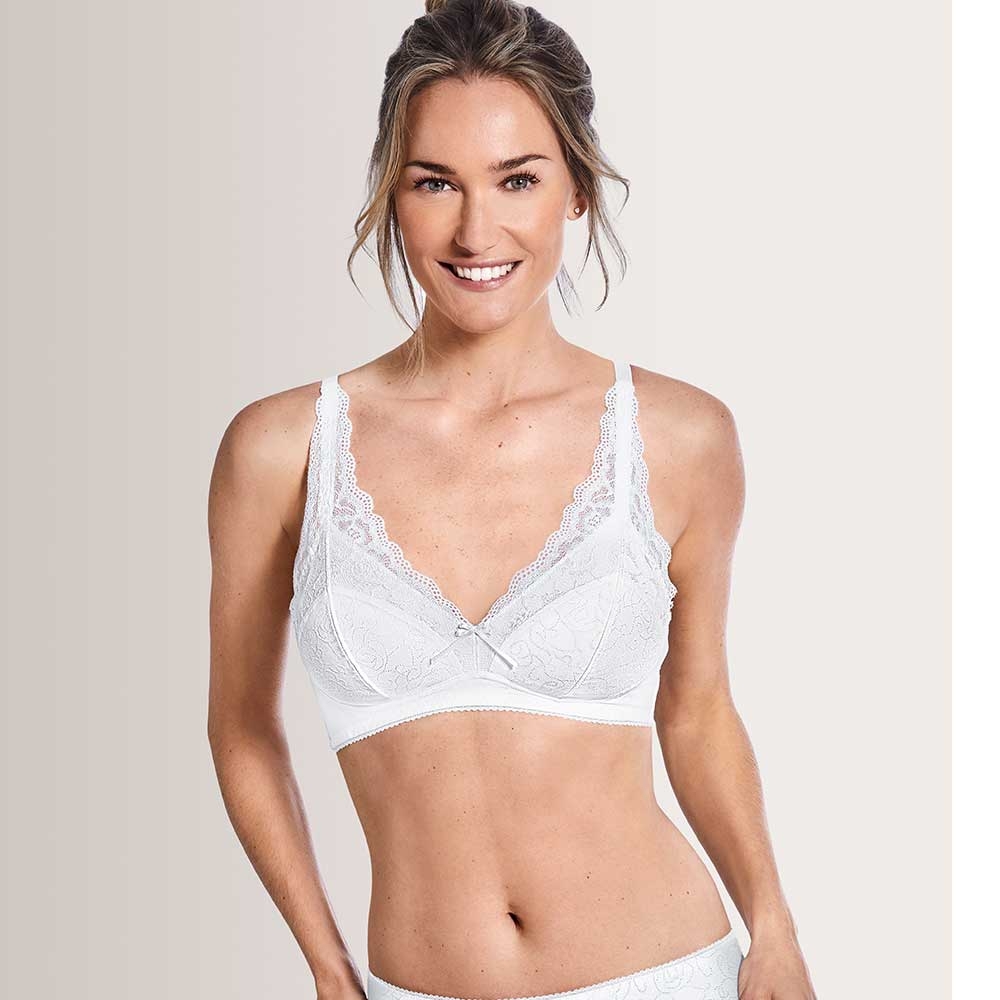 weiss| Amoena Soft-Bustier Amanda in Weiß im Bralette Design