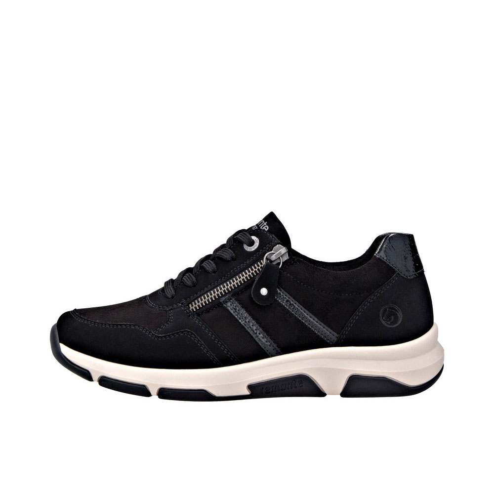 Remonte Sneaker Schwarz mit weißer Sohle