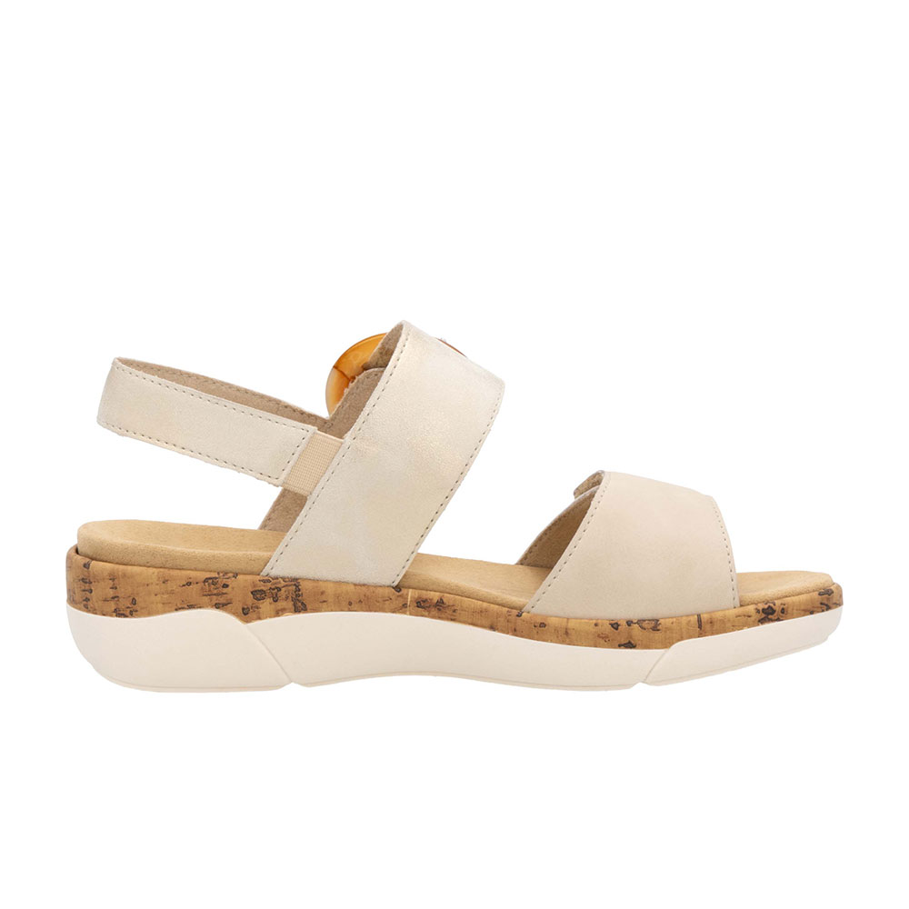 Remonte Sandale Beige R6853-61 - Seitenansicht innen