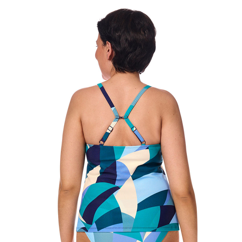 Amoena Tankinitop Lisbon in Jade/Multi - Model Rückseite Variante 2