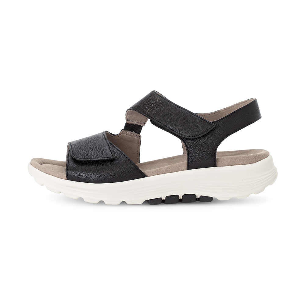 Gabor Rollingsoft Sandale in Schwarz - Außenseite