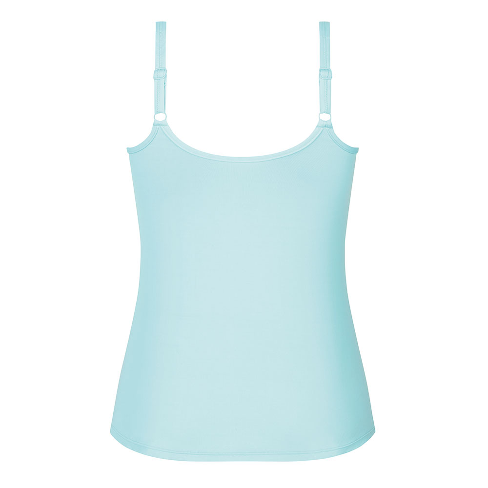 Amoena Valletta Top hellblau Ansicht hinten Amoena Valletta Top hellblau Ansicht hinten