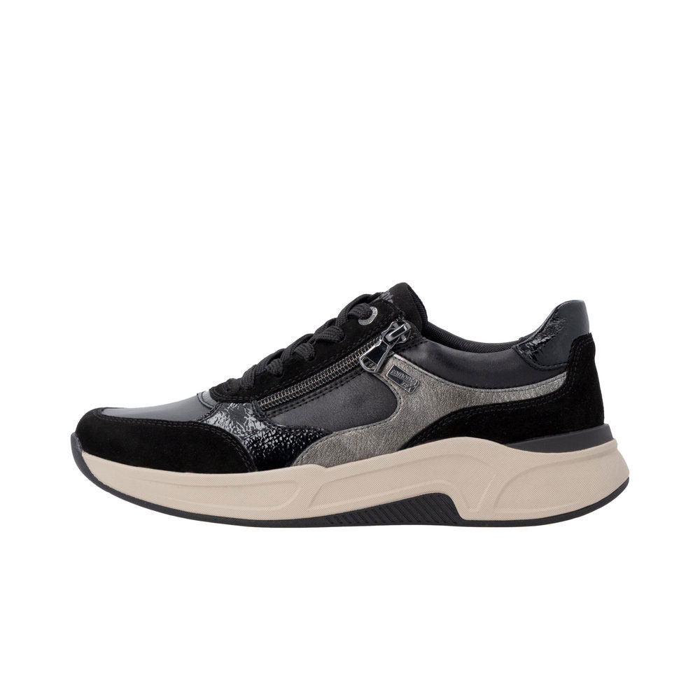 Remonte Damen-Sneaker in Schwarz Kombi - Außenseite
