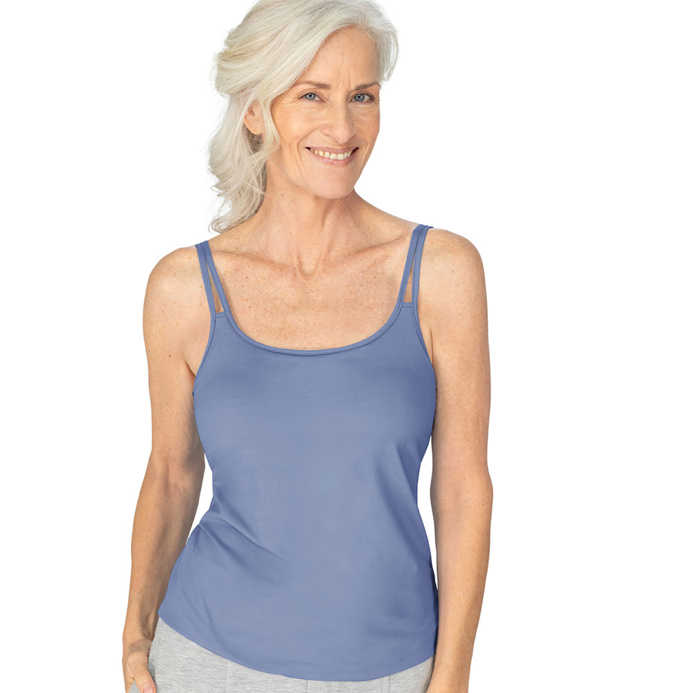 Amoena Valletta Top in Midday Blue - Model