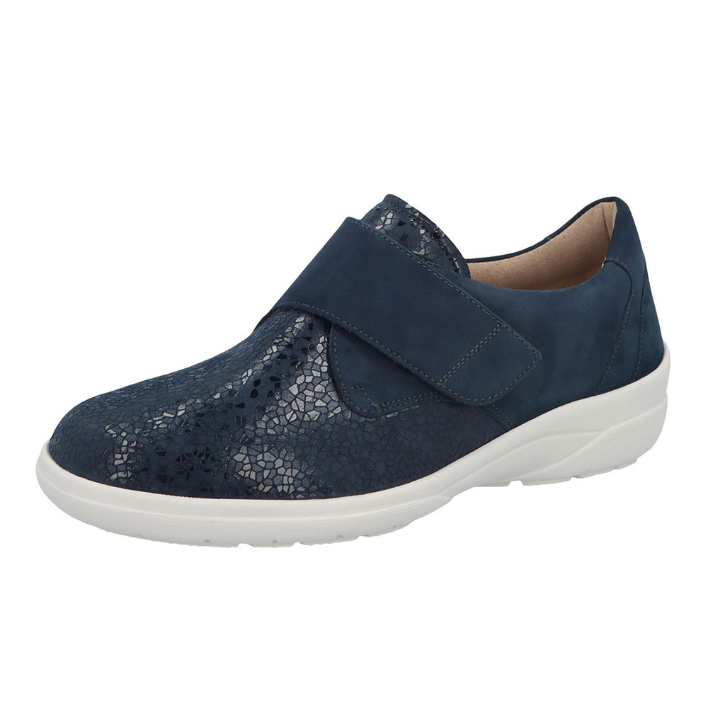 Solidus Halbschuh Maike Ocean Blue Solidus Halbschuh Maike Ocean Blue Dunkelblau mit Glitzer und weißer Sohle