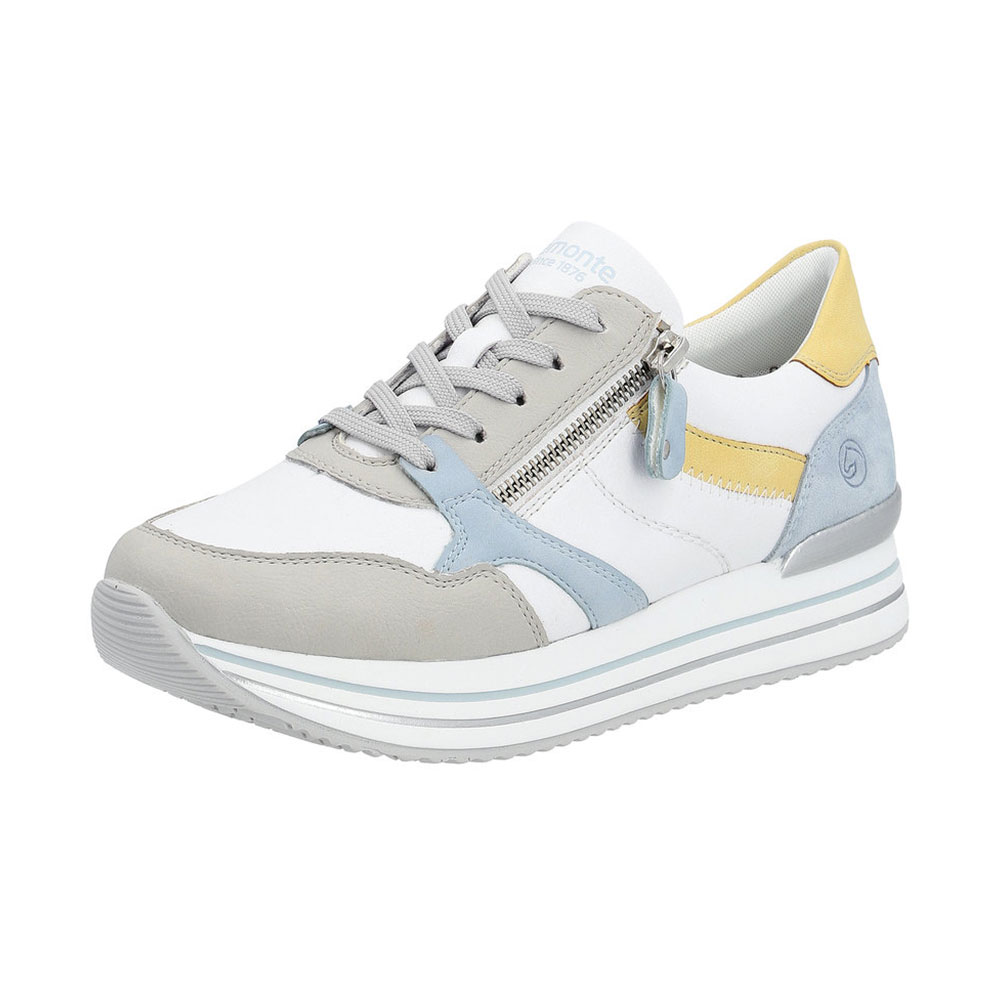 Remonte Damen Sneaker Pastell-Multicolor schräg von vorne