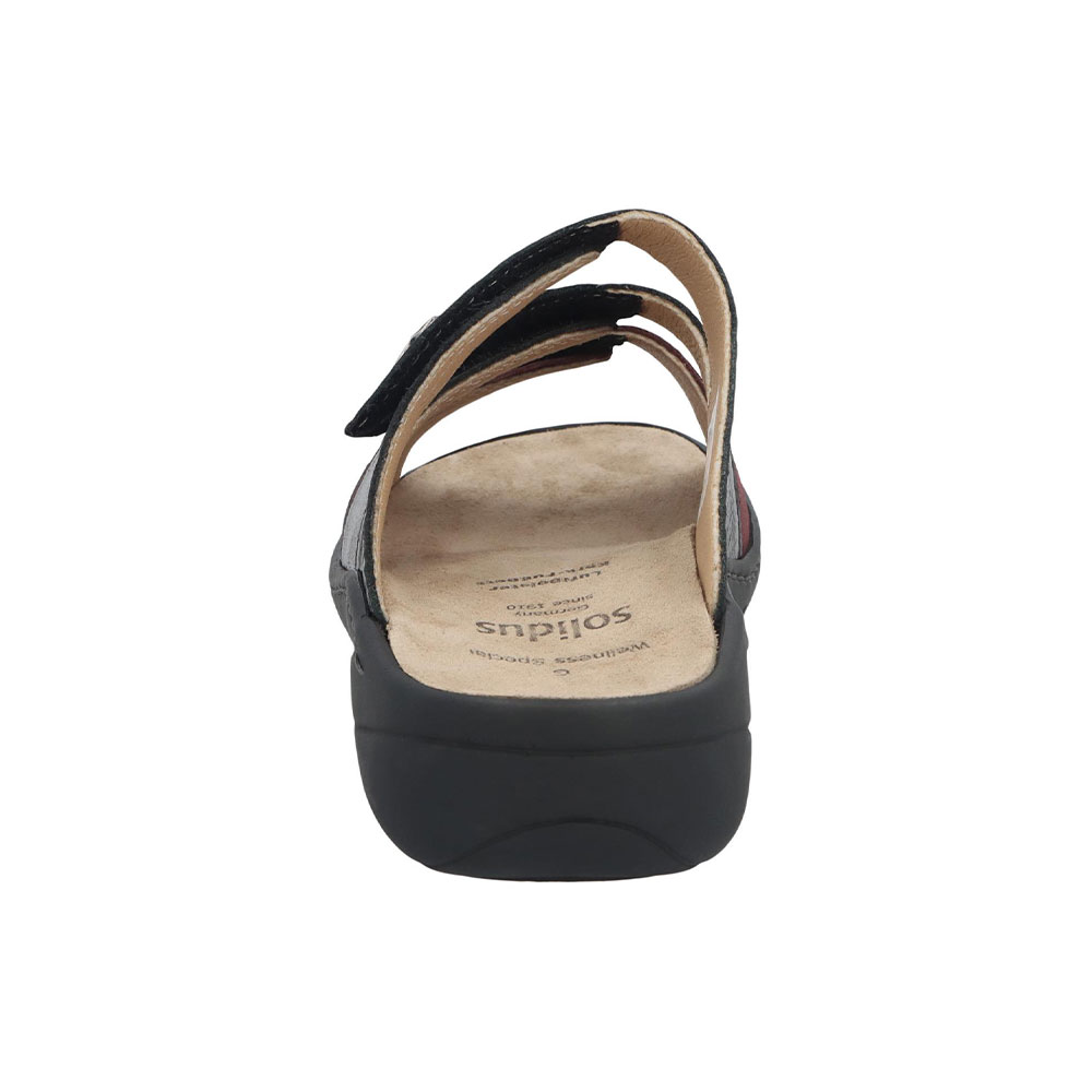Solidus Pantolette Wellness Spezial Wine - Ferse