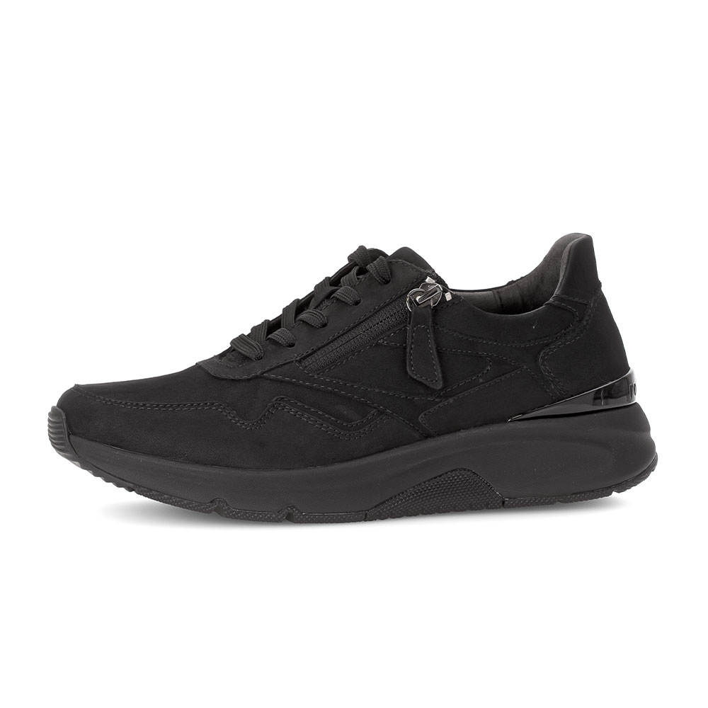 Gabor Rollingsoft Sneaker Schwarz - Außenansicht