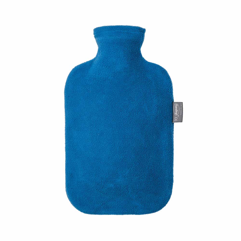 Fashy Wärmflasche mit Vliesbezug in saphir