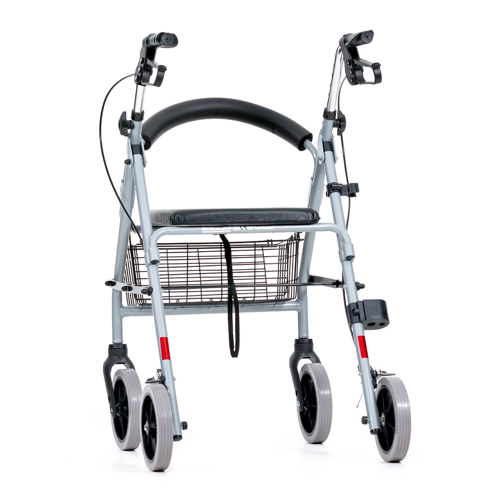 Rehashop Leichtgewichtrollator Vigeo - Rückansicht