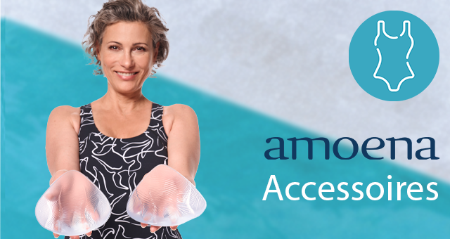 Mit den Strandaccessoires von Amoena machen Sie am Pool und am Meer eine gute Figur.
