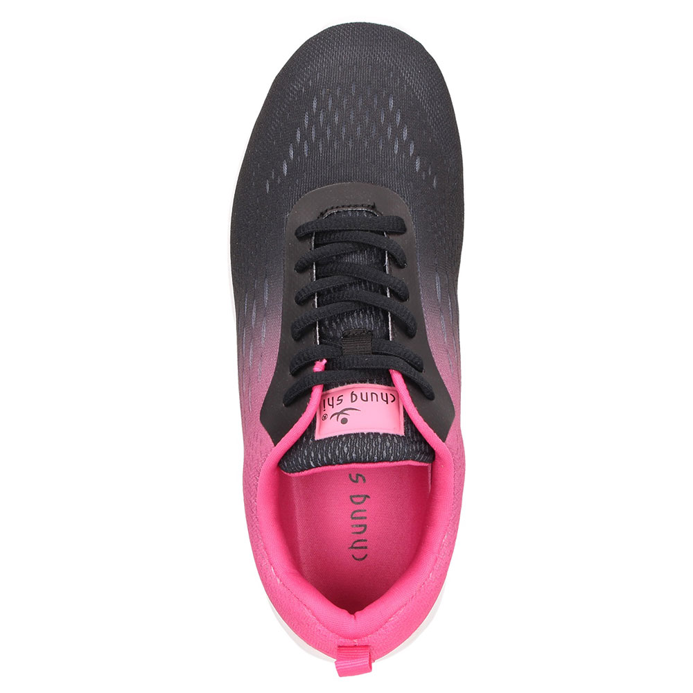 Chung Chi Sneaker Duxfree Berlin in Schwarz/Pink - Oben