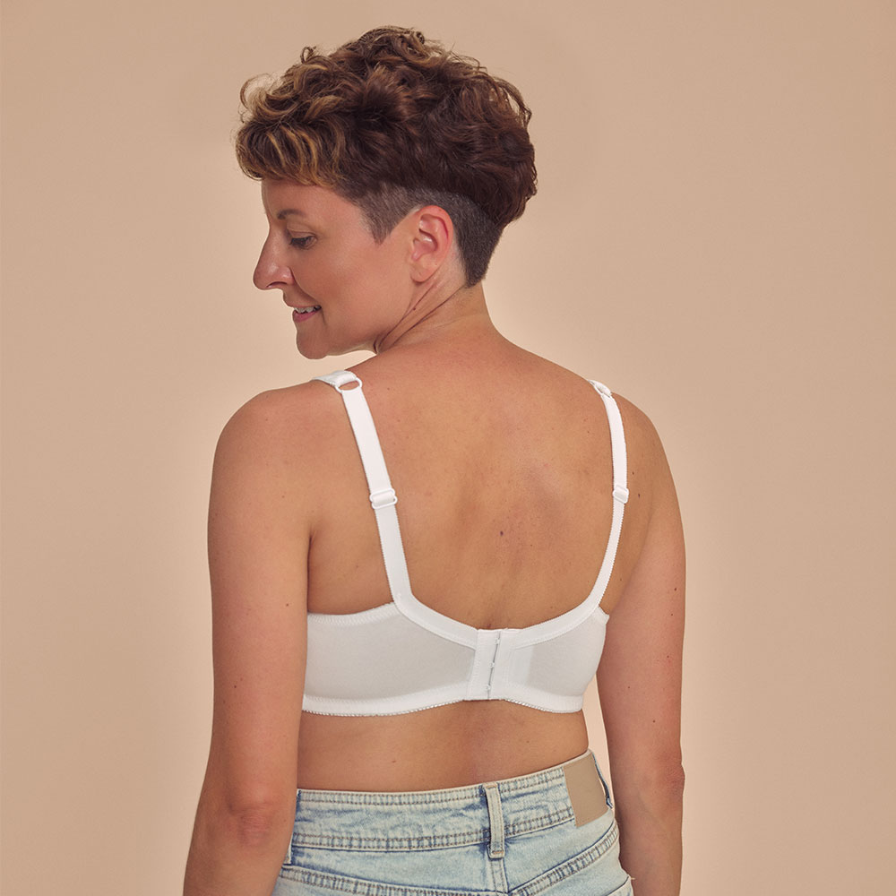 Amoena Prothesen-BH Katja SB in Weiß - Model Rückseite