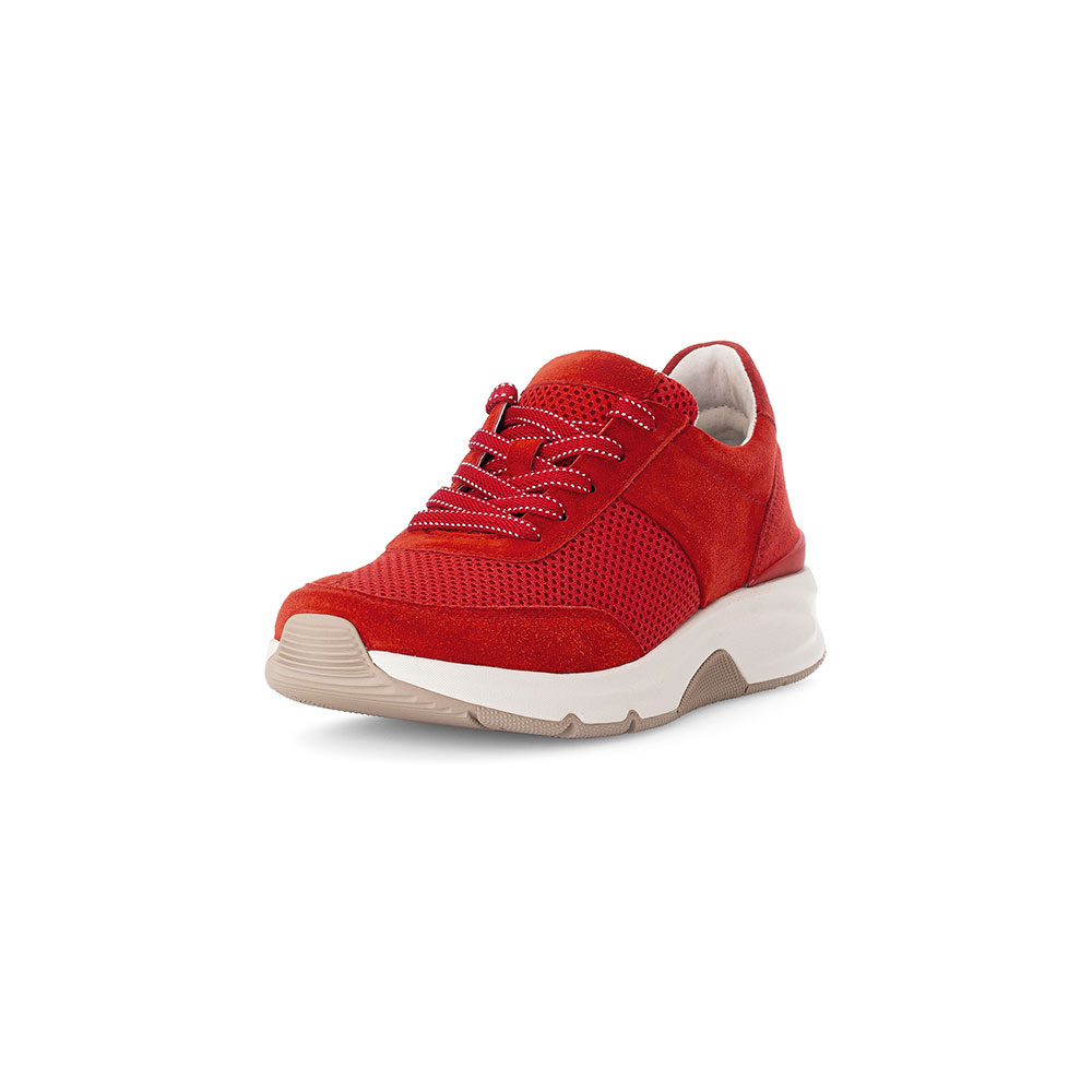 Gabor Sneaker Rollingsoft Chili seitlich von vorne