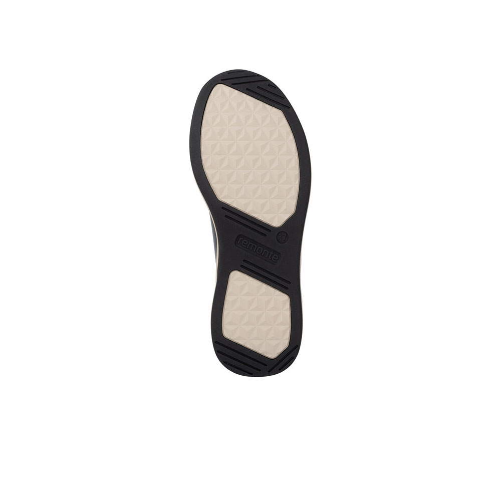 Remonte Damen-Sneaker in Schwarz Kombi - Sohle