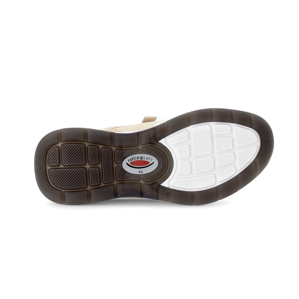 Gabor Rollingsoft Sneaker Leinen/Puder - Sohle