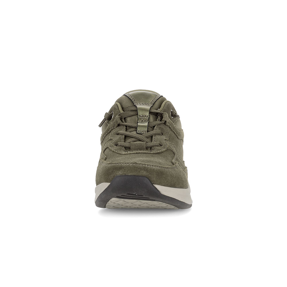 Gabor rollingsoft Sneaker in Dunkelgrün - Front
