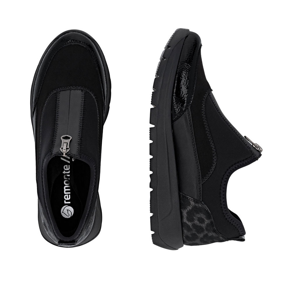Remonte Sneaker Schwarz Leo Paar