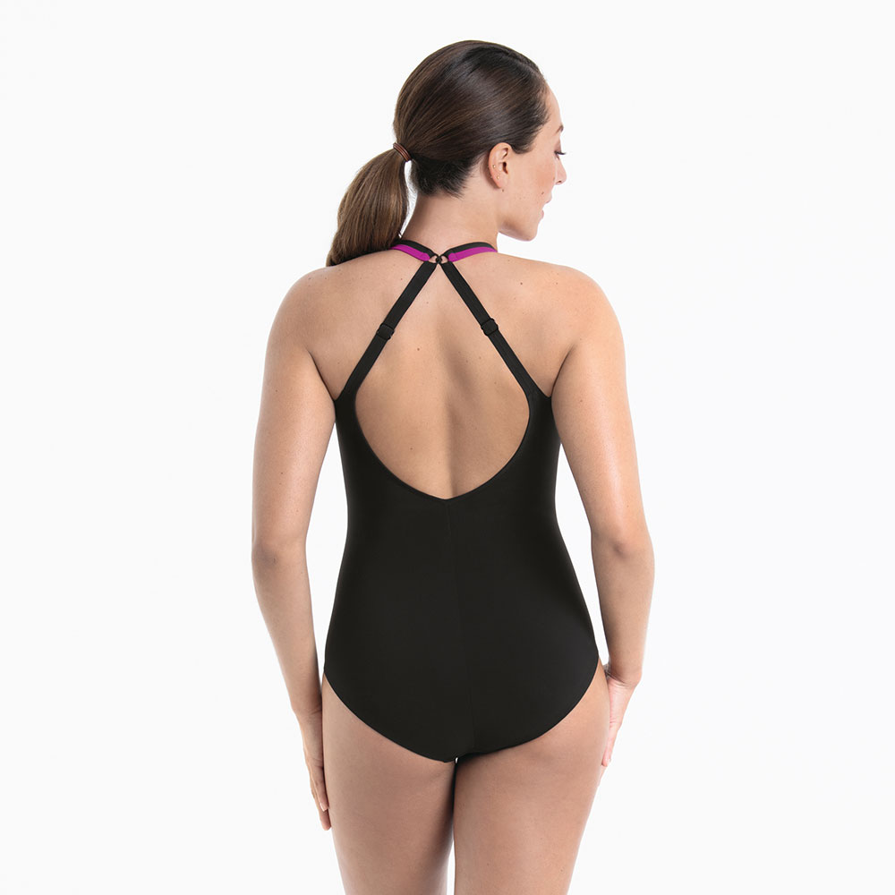 Anita care Nautical Charm Badeanzug Edison - Model Racer Back Rückseite