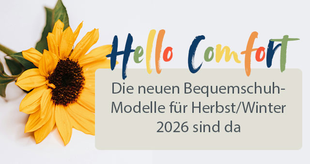 Hello Comfort: Die neuen Bequemschuh-Modelle für Herbst/Winter2026 sind da