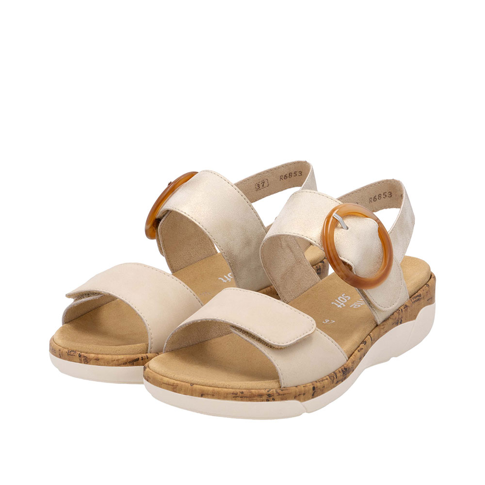 Remonte Sandale Beige R6853-61 - Paar