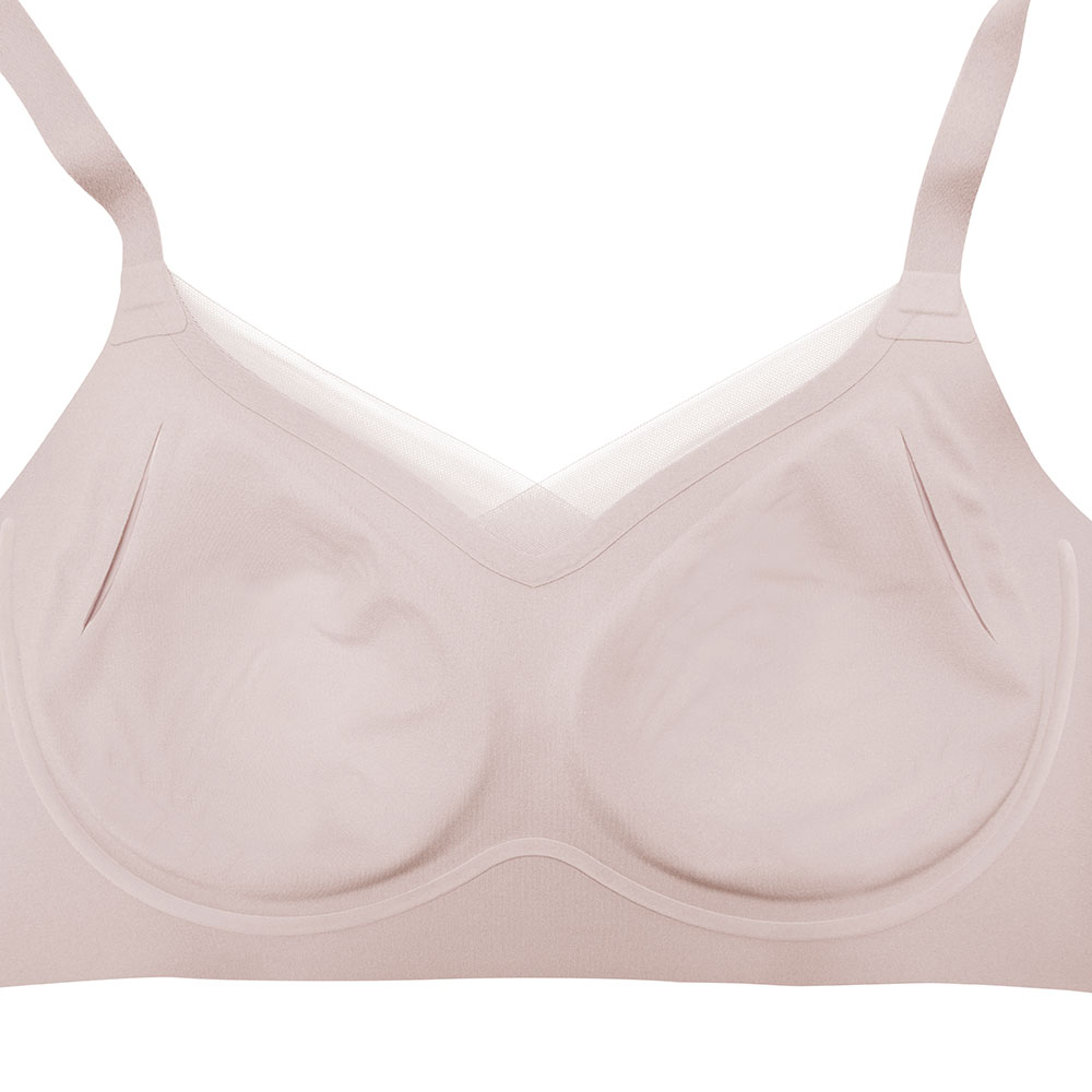 Amoena Prothesen-BH Wave Magic Grey Mauve Wave und Cups im Detail