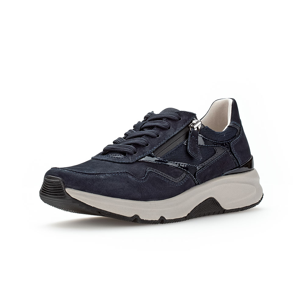 Gabor Rollingsoft Sneaker in Mitternachtsblau - Front