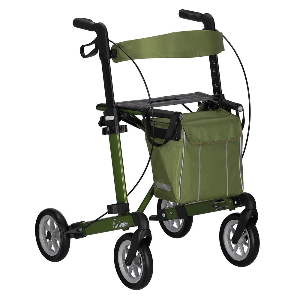 Russka Leichtgewichtrollator Vital Plus – Limited Edition „Pistazie“