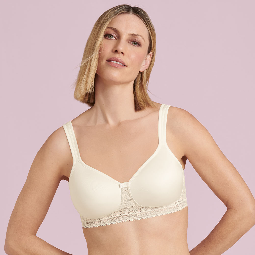 Anita care Prothesen-BH Mary in wollweiss Anita care Prothesen-BH Mary in wollweiss getragen am Model