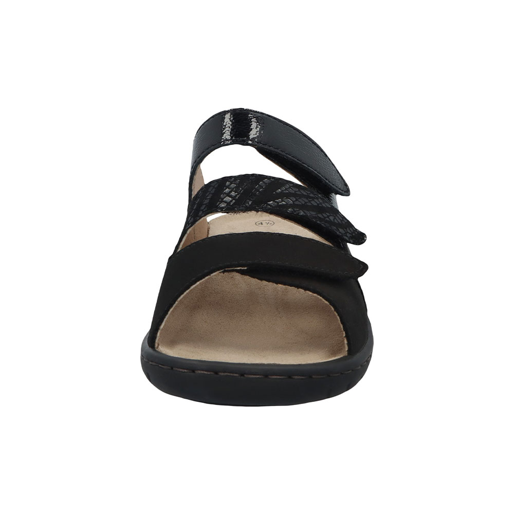 Solidus Pantolette Wellness Spezial Schwarz