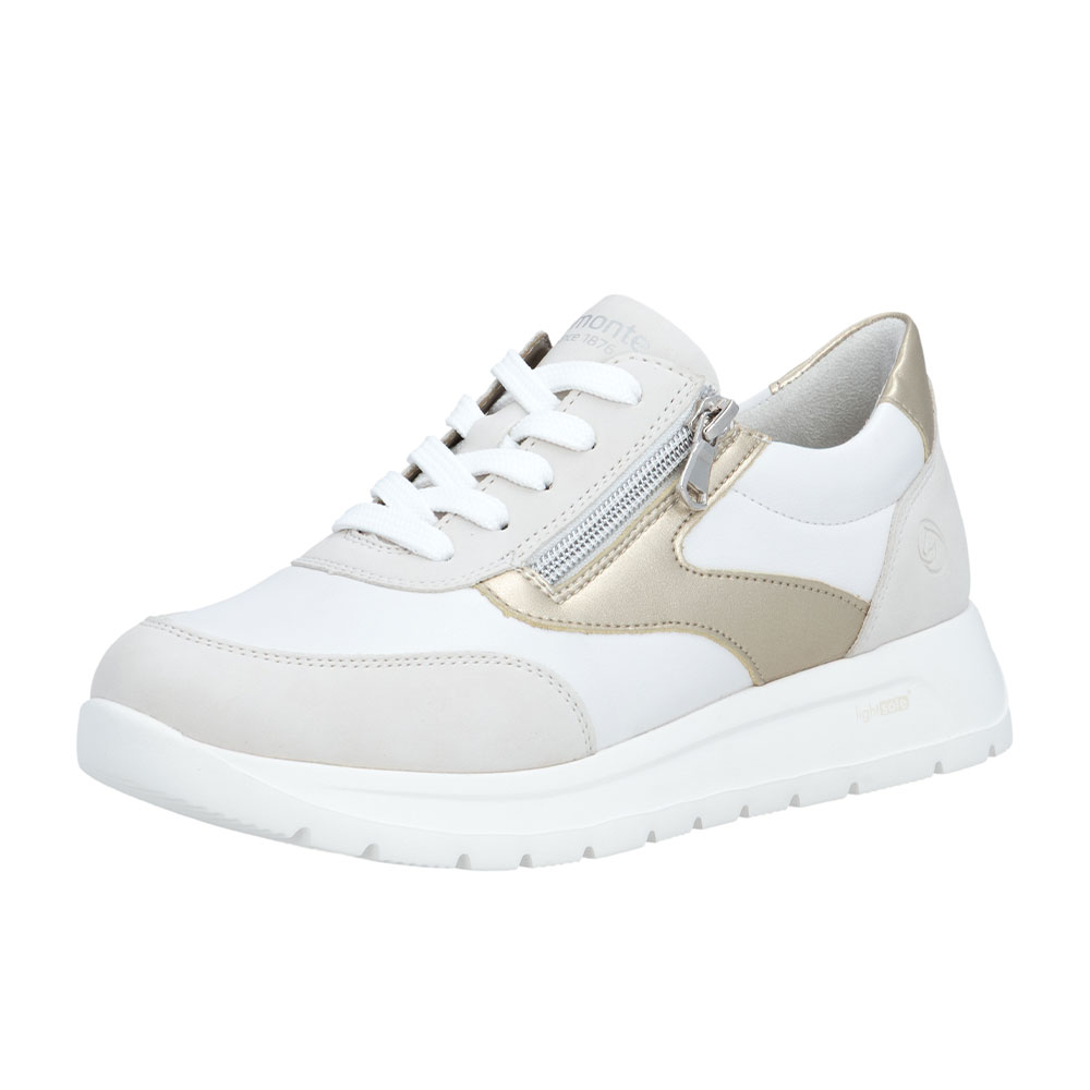 Remonte Sneaker Weiß-Gold D2V02-80