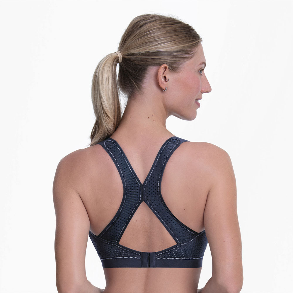 Anita active Sport-BH DynamiX Star 5537 in Blue Iris - Model Rückseite