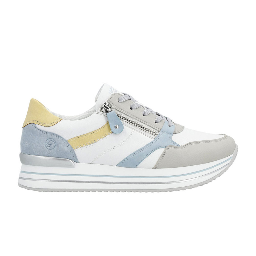 Remonte Damen Sneaker Pastell-Multicolor seitlich aussen