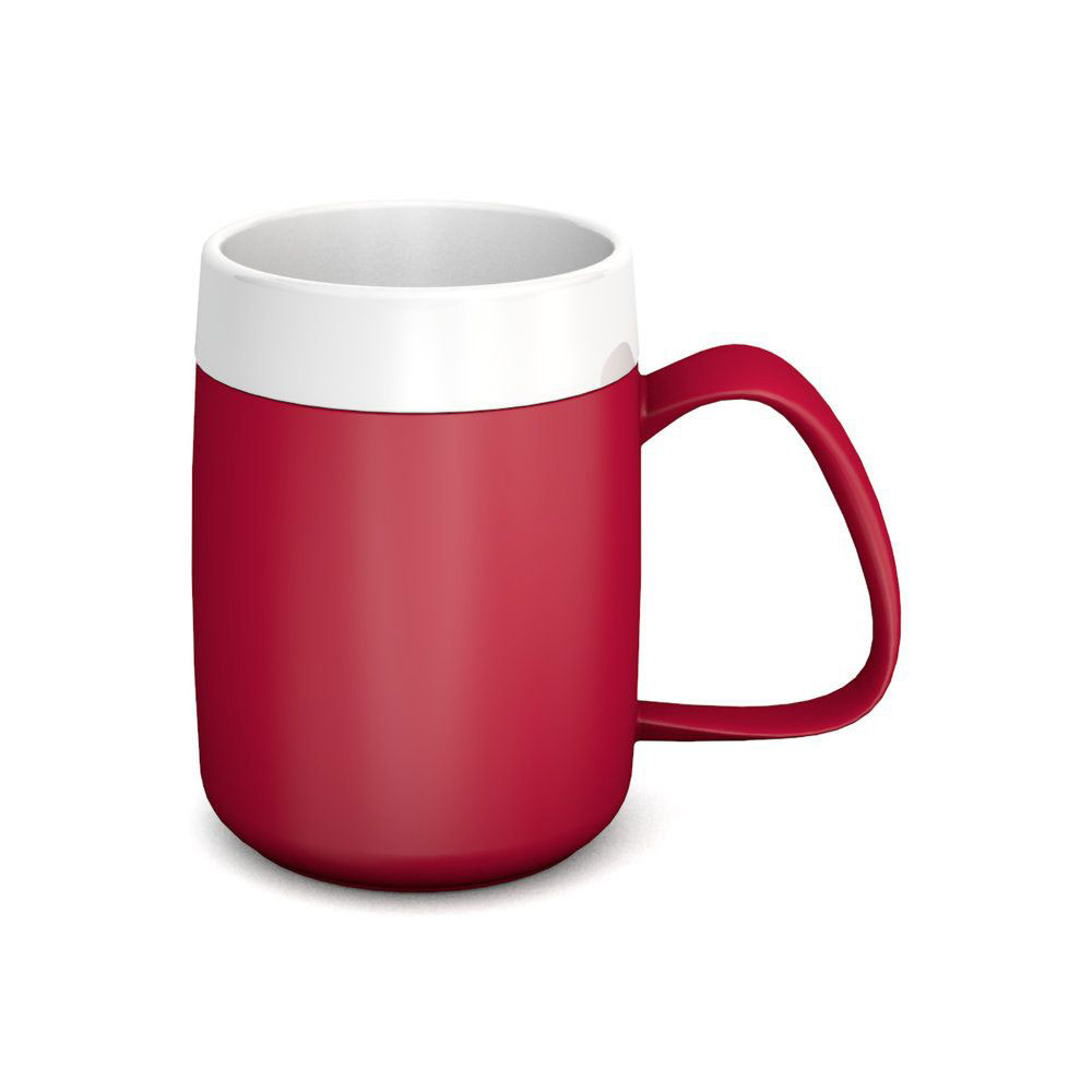 Ornamin Becher mit Trink-Trick  in Rot